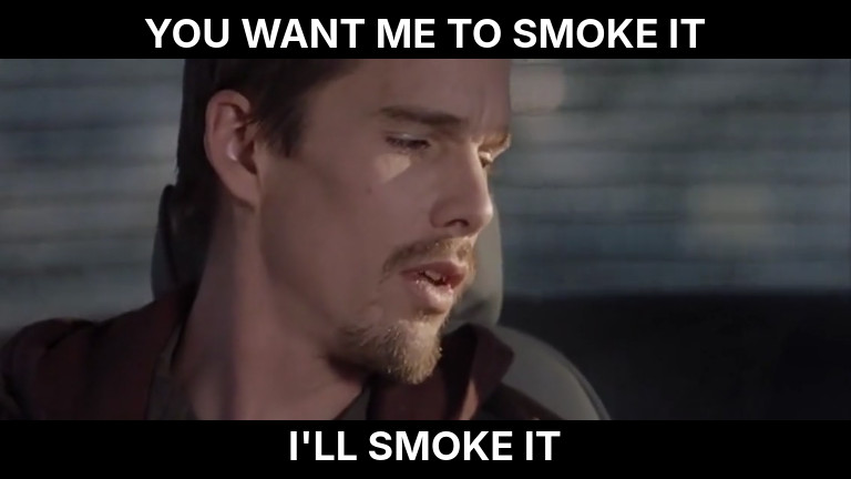 (Training Day) Meme - 'You want me to smoke it, I'll smoke it' (Training Day) Meme - 'In fact, a good Pastafarian should have noodles, in their blood'