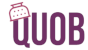 Quob! QUOB w/ Colander on Q (stylized logo)